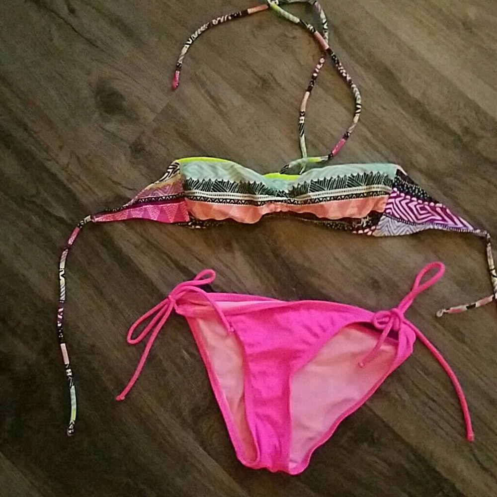 Tribal print bathing suit